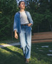 W's Piñon Soft Denim LS Shirt - Bar Harbor