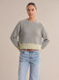 Sienna Stripe Rib Pullover