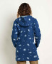 Heartfelt Merino Hoodie Midnight Pattern