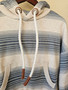 Aquinna Striped Hoodie - Lake Blue Stripe