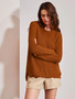 525 Emma pullover toasted almond