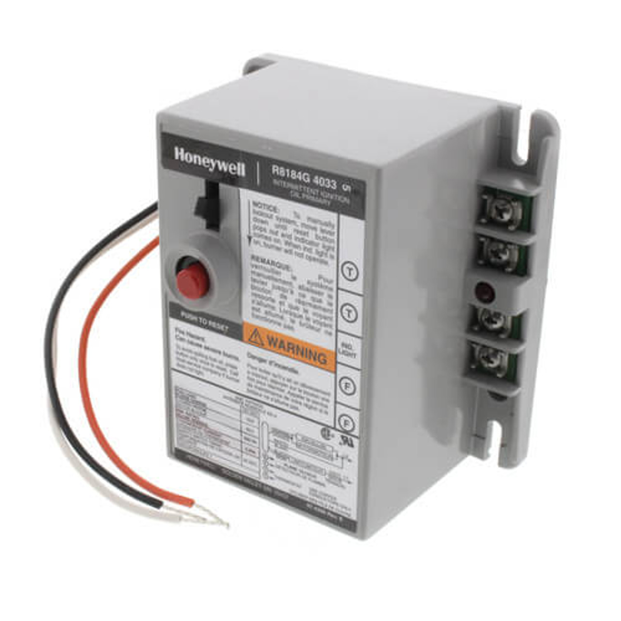 かわいい！ Honeywell R8184M1051 Relay Oil Burner Control 45 Sec