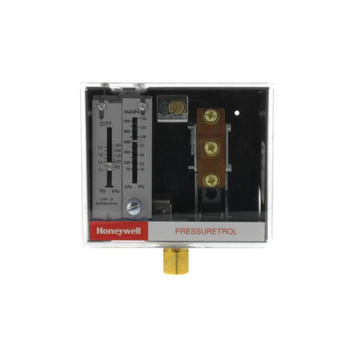 L404F1391 Honeywell Pressuretrol Controller, Auto Recycle, 20 psi to 300 psi (Brass Bellows)