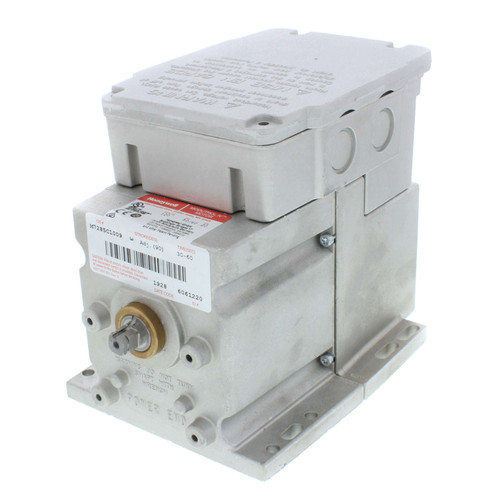 M7285C1009 Honeywell 120V Spring Return Foot Mounted Actuator w/ 2 internal aux. switches, 60 lb-in.