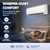Classic America 12000 BTU Ductless Wall Mount Mini Split Inverter Air Conditioner with Heat Pump, 16 ft Line Set, Up to 500 Sq Ft Coverage, (19 SEER2, 120 VAC), WiFi/Alexa Ready