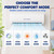 Classic America 9000 BTU Ductless Wall Mount Mini Split Inverter Air Conditioner with Heat Pump, 16 ft Line Set, Up to 400 Sq Ft Coverage, (23 SEER2, 120 VAC), WiFi/Alexa Ready