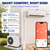 Classic America 9000 BTU Ductless Wall Mount Mini Split Inverter Air Conditioner with Heat Pump, 16 ft Line Set, Up to 400 Sq Ft Coverage, (23 SEER2, 120 VAC), WiFi/Alexa Ready