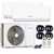 Vtronix Classic America DUET Series 18,000 BTU Outdoor Unit and Two 9000 BTU Mini Split Indoor Air Handler Dual Zone, Wall-Mounted, Quiet Operation, Cooling & Heating, 24.5 SEER2