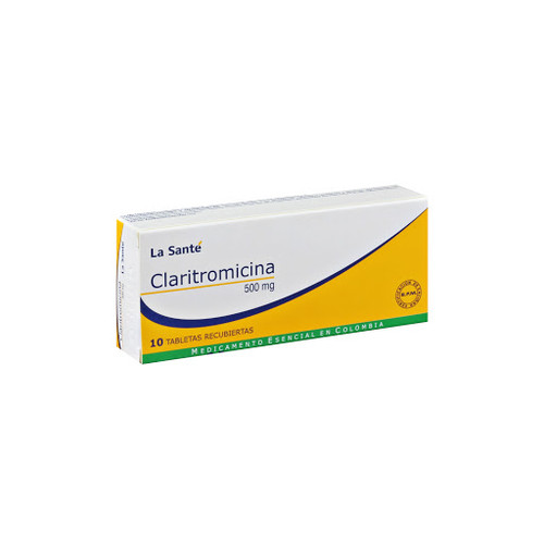 Claritromicina La Santé 500MG x 1 Tableta