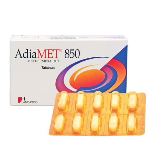 Adiamet 850MG x 30 Tabletas