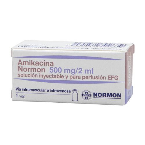 Amikacina Normon Inyectable 500MG/2ML