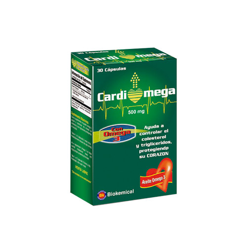 Cardiomega 500MG x 30 Cápsulas