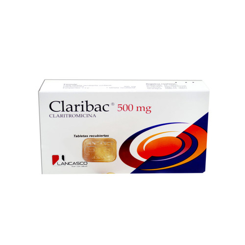 Claribac 500MG x 10 Tabletas