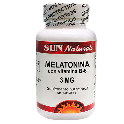 Melatonin 3MG Sun Naturals x 60 Tabletas