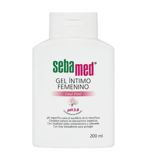 Sebamed Gel Íntimo Femenino Edad Fertil PH 3.8 Frasco 200ML