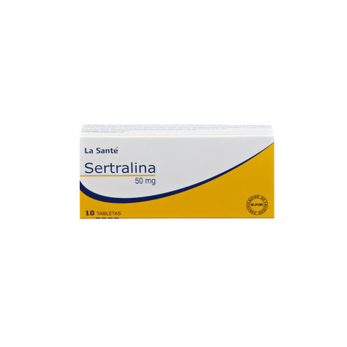 Sertralina 50MG La Sante x 10 Tabletas