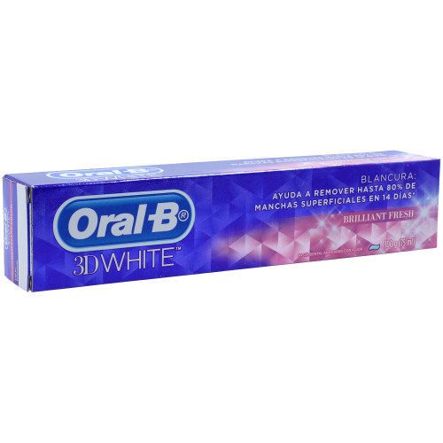 Pasta Oral-B 3D White Brillant Fresh x 1 Tubo de 75Ml