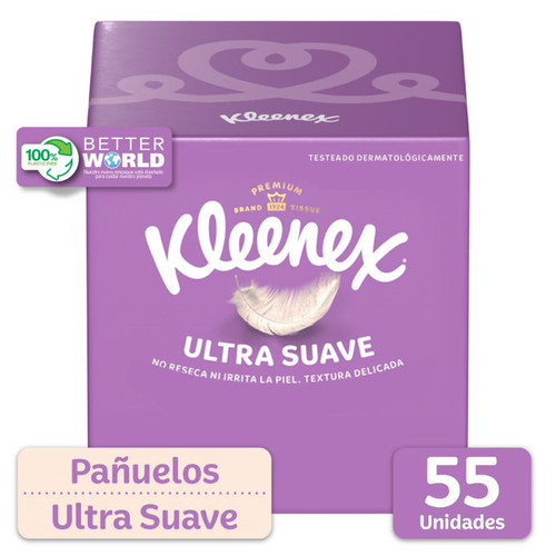 Kleenex Ultra Suave Caja x 55 Pañuelos