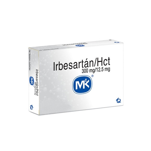 Irbesartan Hct MK 300MG/12.5MG Caja x 30 Tabletas