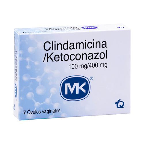 Clindamicina/Ketoconazol MK 100MG/400MG x 7 Óvulos