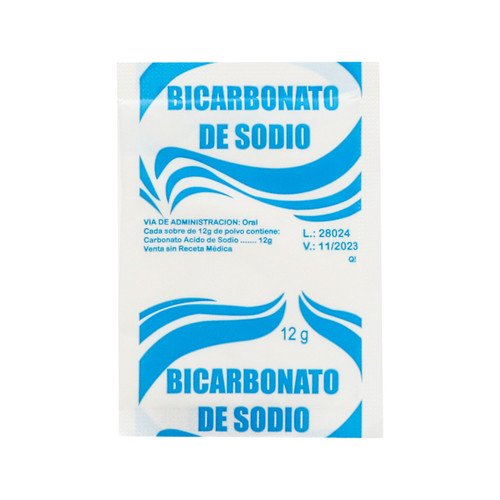 Bicarbonato de Sodio Sobre 12GR