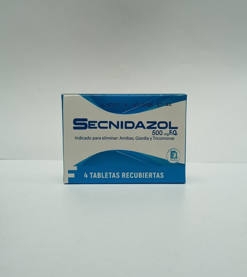 Secnidazol FQ 500MG Caja x 4 Tabletas