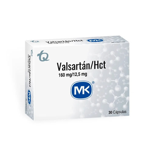 Valsartán HCT 160MG/12.5MG Caja x 30 Cápsulas