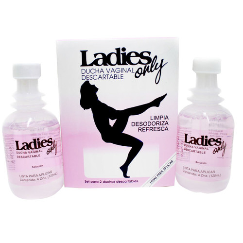 Ladies Only Ducha Vaginal Set x 2 Duchas Descartables SN