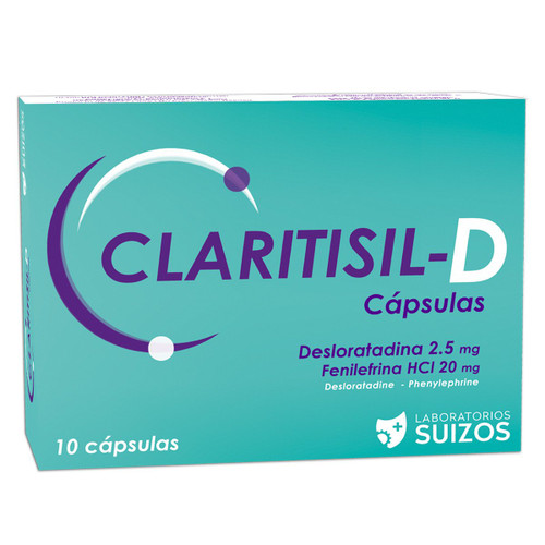 Claritisil-D x 10 Cápsulas SN