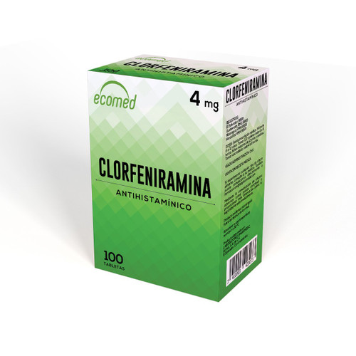 CLORFENIRAMINA ECOMED 4MG X 1 TABLETA