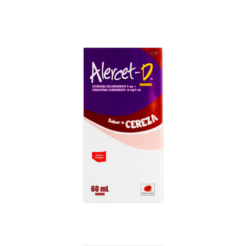 ALERCET D JARABE FRASCO X 60 ML