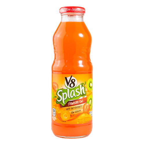 Bebida V8 Splash  Fresa y Kiwi 473ML SN