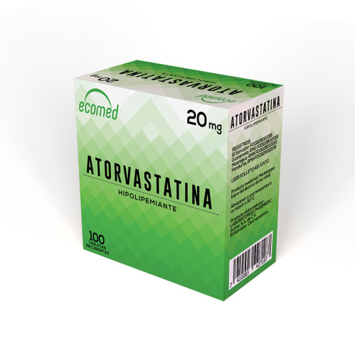 ATORVASTATINA ECOMED 20MG X 100 TABLETAS