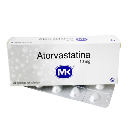 Atorvastatina MK 10MG x 30 Tabletas SN