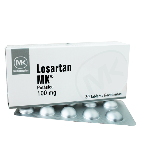 Losartan MK 100MG x 30 Tabletas SN
