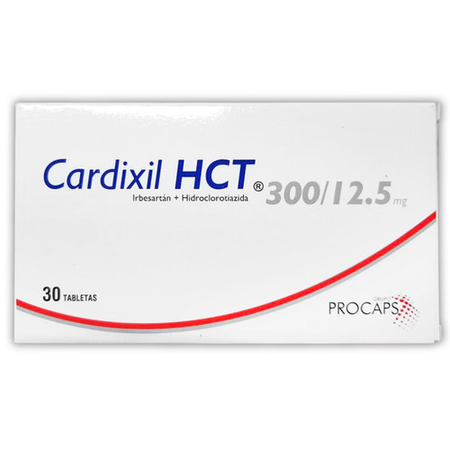 Cardixil HCT 300MG/12.5MG x 30 Tabletas SN