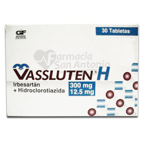 VASSLUTEN H 150MG/12.5MG X 30 TABLETAS