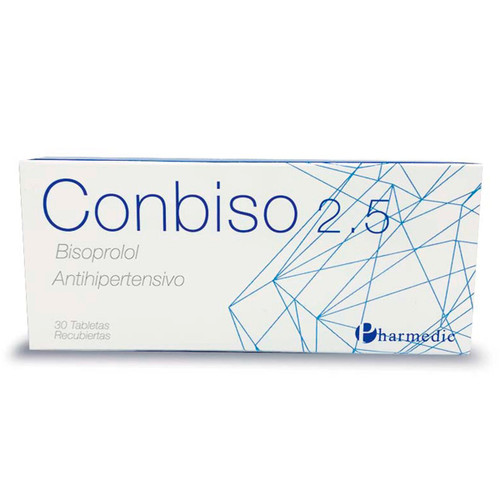 Conbiso 2.5MG Pharmedic Caja x 30 Tabletas SN