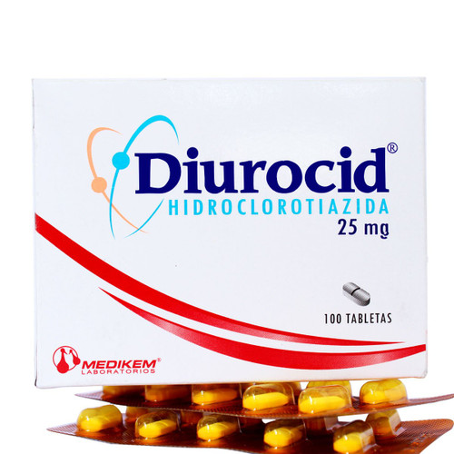 Diurocid 25MG x 100 Tabletas SN