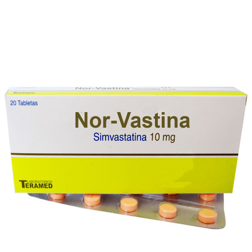 Nor-Vastina 10MG x 20 Tabletas SN