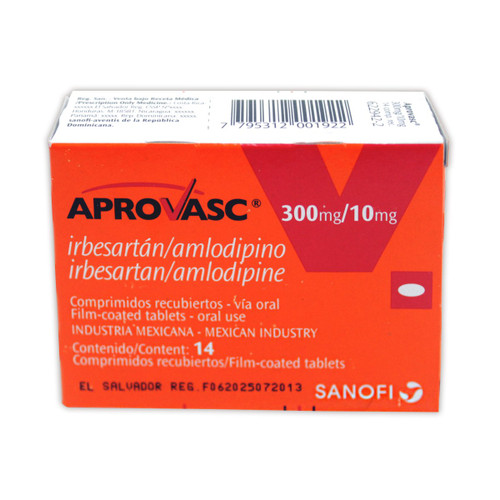 Aprovasc 300MG/10MG x 14 Tabletas SN