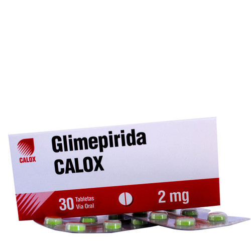 Glimepirida Calox 2MG x 30 Tabletas SN