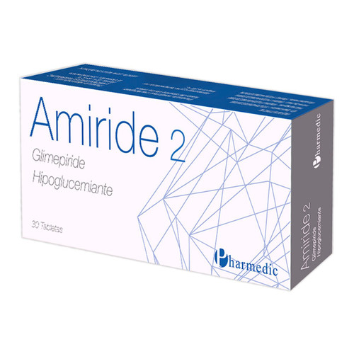 Amiride 2MG x 30 Tabletas SN
