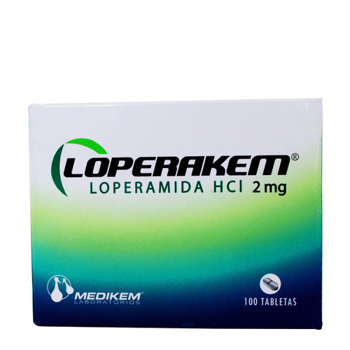 LOPERAKEM 2MG X 100 TABLETAS.