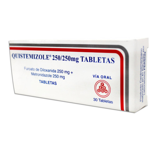 Quistemizole 250/250MG x 30 Tabletas SN