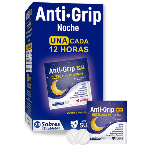 ANTIGRIP-PM X 24 SOBRES DE 2 TABLETAS.