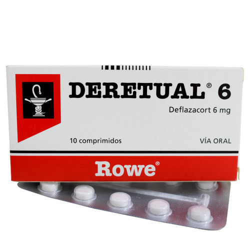 Deretual(Deflazacort) 6MG x 10 Comprimidos SN