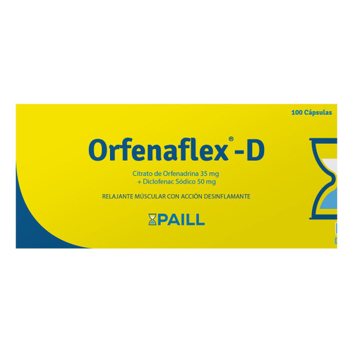 ORFENAFLEX D X 100 CAPSULAS