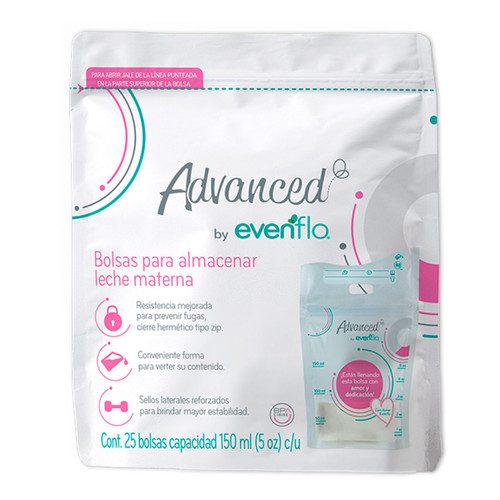 BOLSAS PARA ALMACENAR LECHE MATERNA EVENFLO 25 UNI