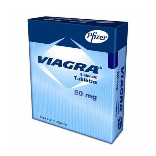 Viagra 50MG Caja x 4 Tabletas SN